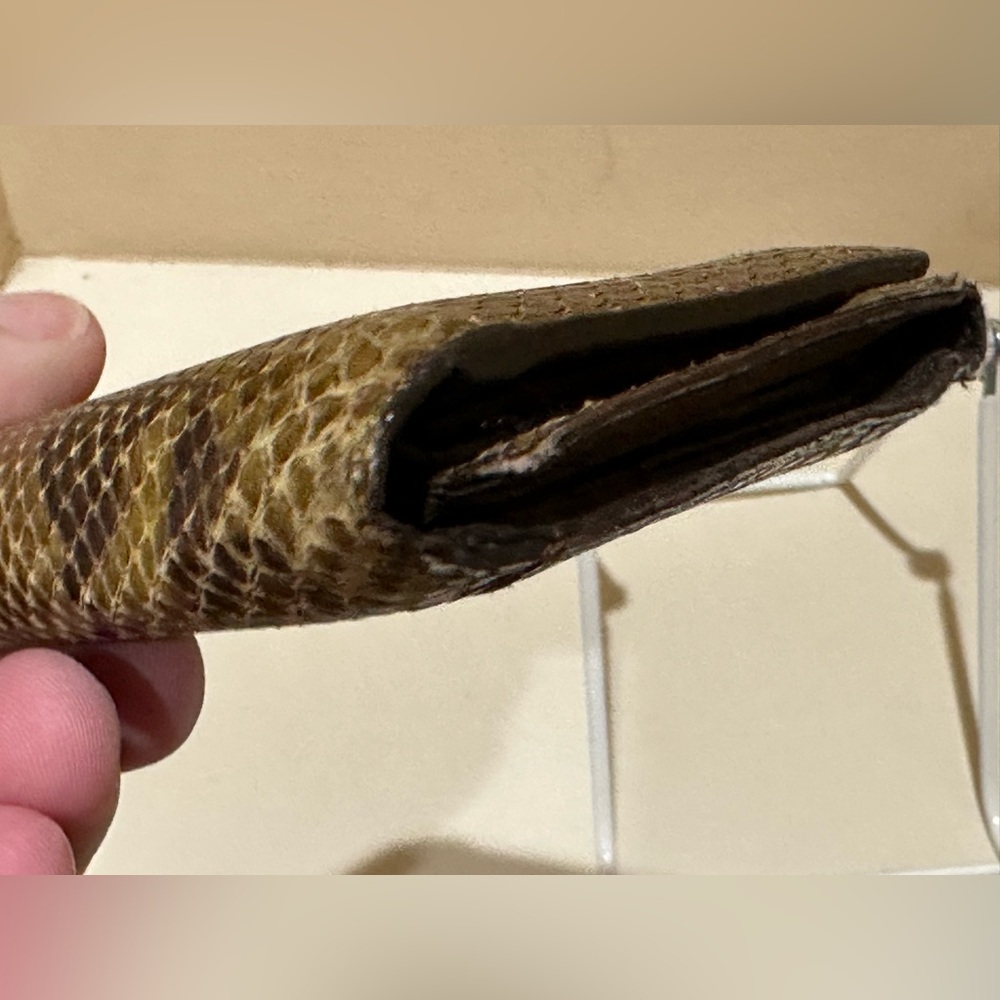 Prada Brown Python Wallet - Picture 6 of 15